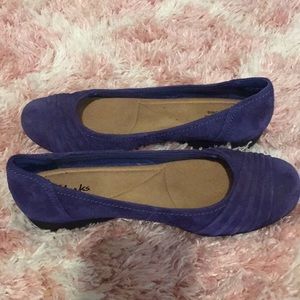 Royal Blue (purple) Suede flats